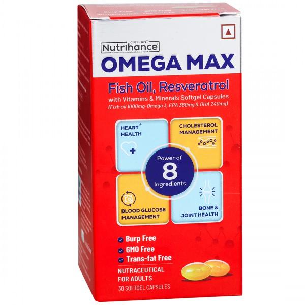 Omega Max 30 Softgel Capsules