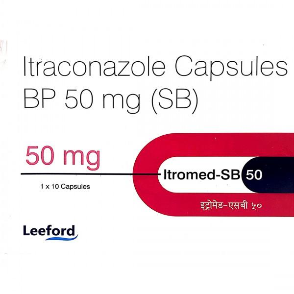 Itromed SB 50 mg Capsule (10 Cap)