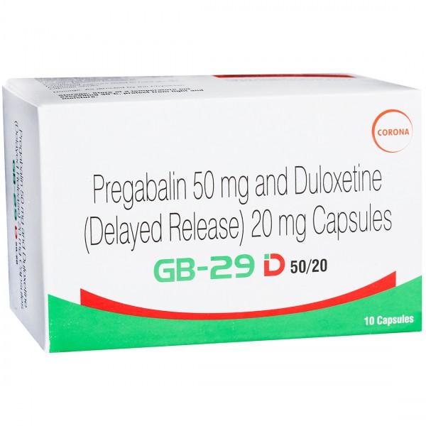GB 29 D 50/20 mg Capsule (10 Cap)