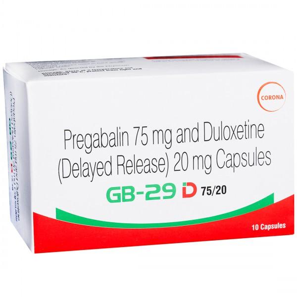 GB 29 D 75/20 mg Capsule (10 Cap)