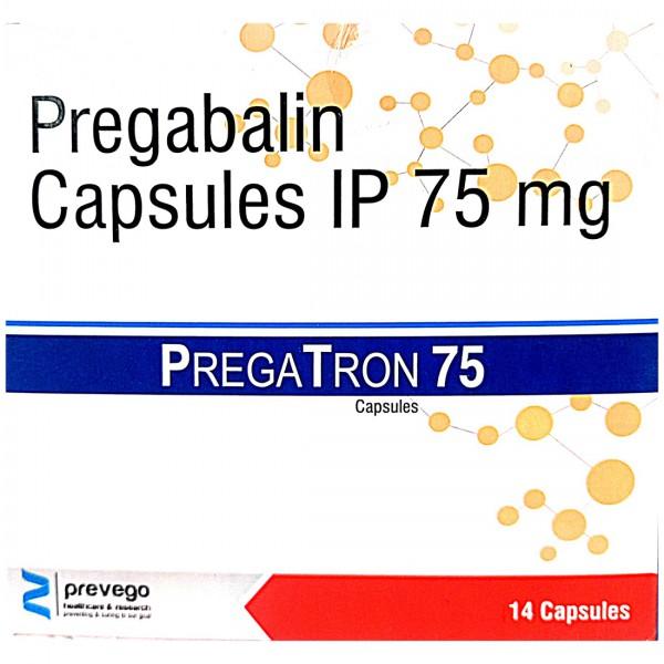 Pregatron 75 mg Capsule (14 Cap)
