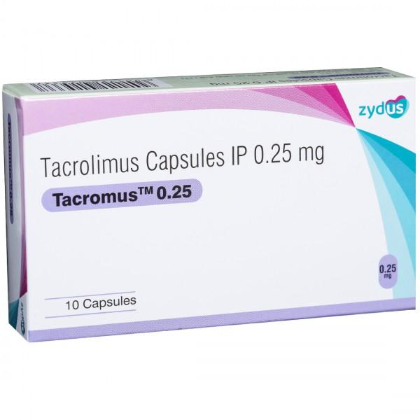 Tacromus 0.25 mg Capsule (10 Cap)
