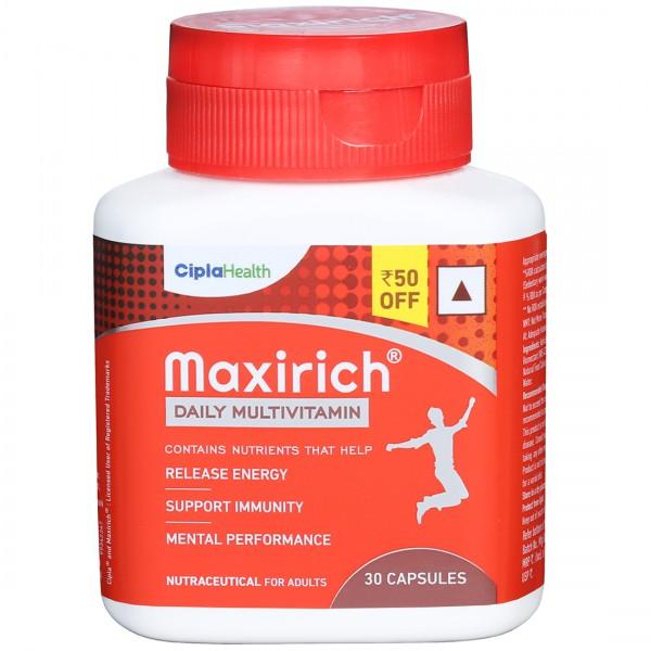 Maxirich Daily Multivitamin 30 Capsules