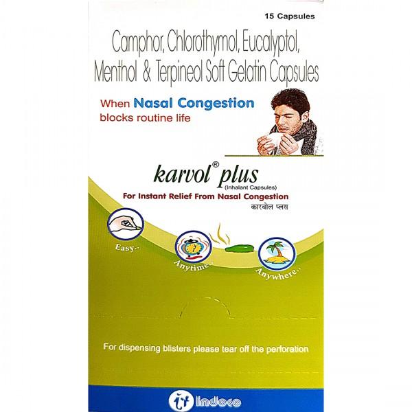 Karvol Plus 15 Inhalant Capsules