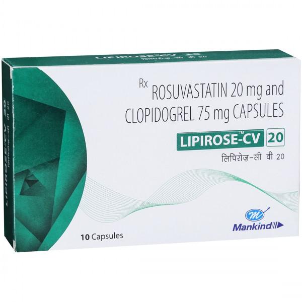 Lipirose CV 20 Capsule (10 Cap)
