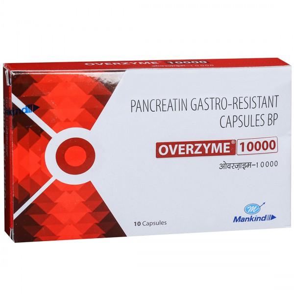 Overzyme 10000 10 Capsules