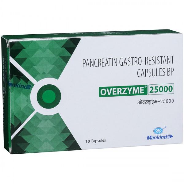 Overzyme 25000 10 Capsules