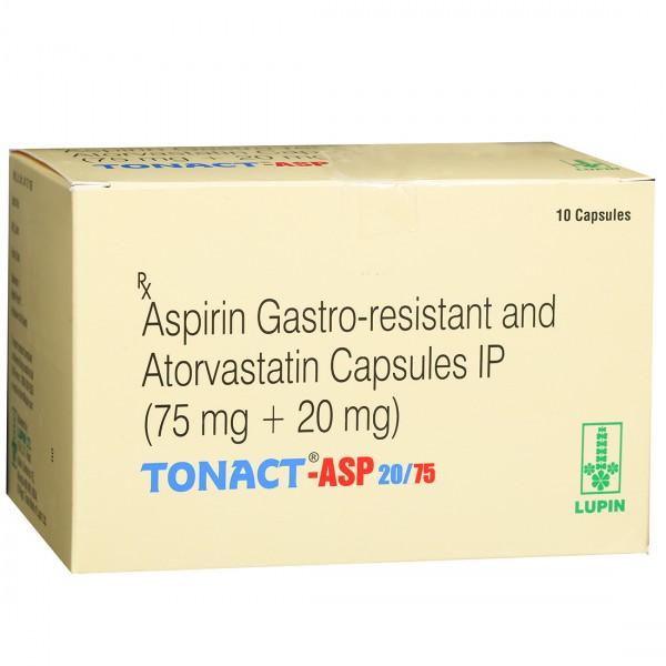 Tonact Asp 20/75 mg Capsule (10 Cap)
