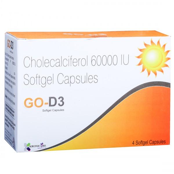 Go D3 4 Softgel Capsules