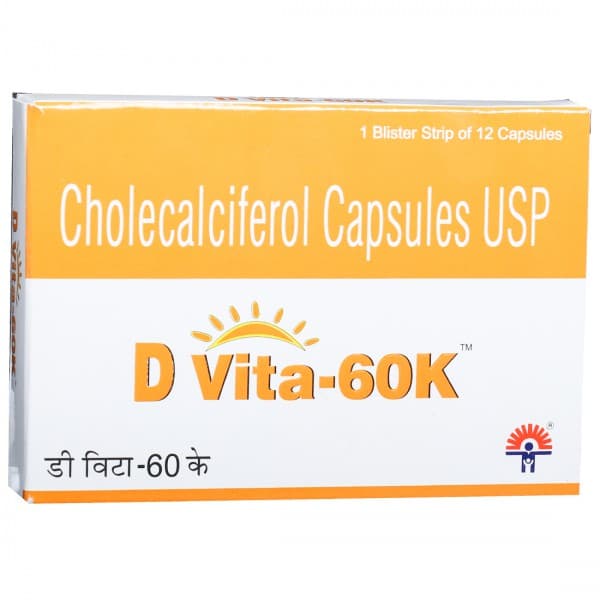 D Vita 60 K Capsule (12 Cap)