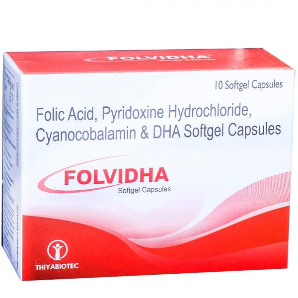 Folvidha Softgel 10 Capsules