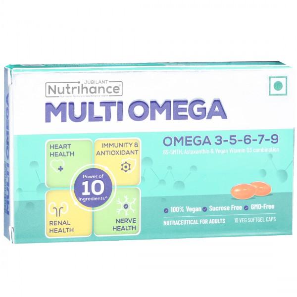 Nutrihance Multi Omega 10 Veg Softgel Capsules