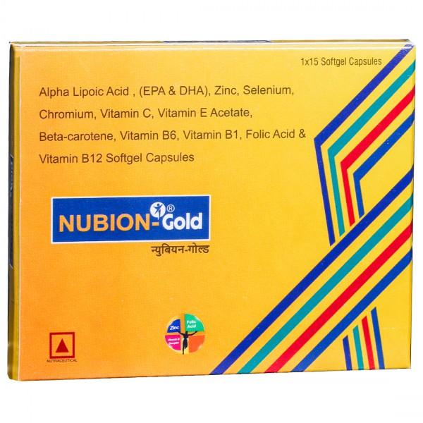 Nubion Gold 15 Softgel Capsules