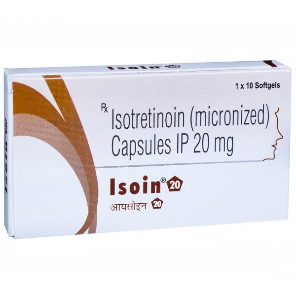 Isoin 20 mg Capsule (10 Cap)