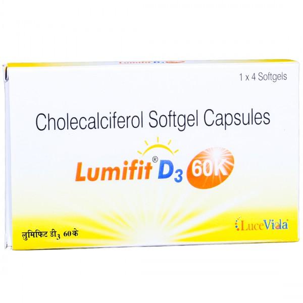 Lumifit D3 60K Softgel Capsule (4 Cap)