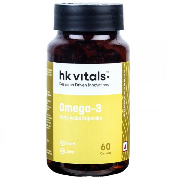 HK Vitals Omega 3 Fatty Acids 60 Capsules