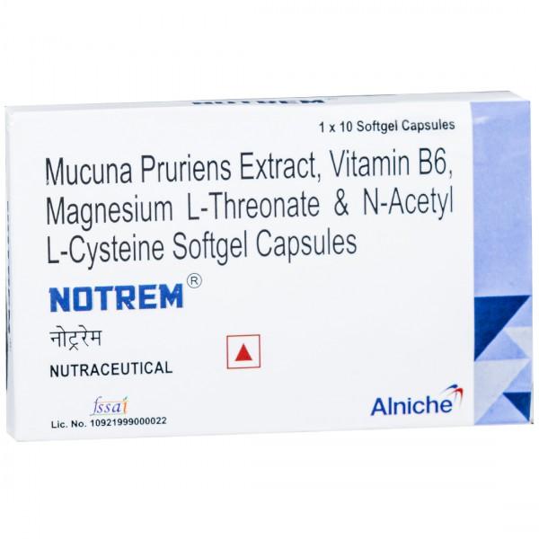 Notrem 10 Softgel Capsules