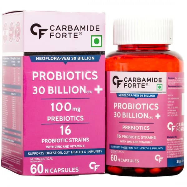 Carbamide Forte Neoflora Veg 30 Billion 60 Capsules