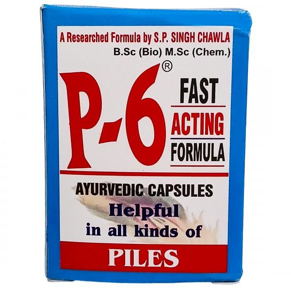 P 6 Fast Acting Formula 24 Capsules