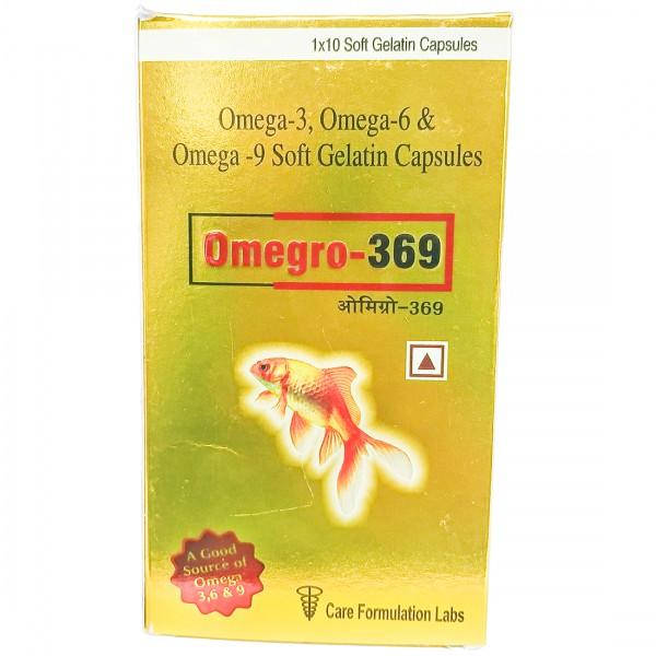 Omegro 369 10 Soft Gelatin Capsules