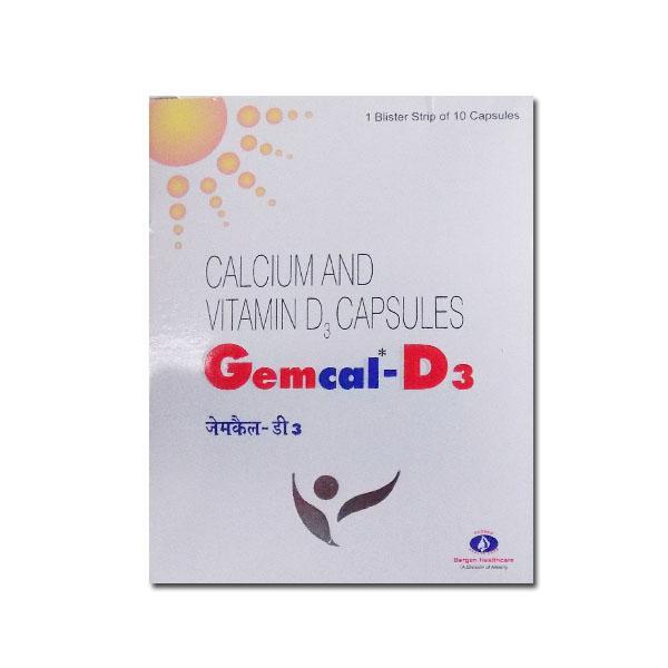Gemcal D3 Capsule (10 Cap)