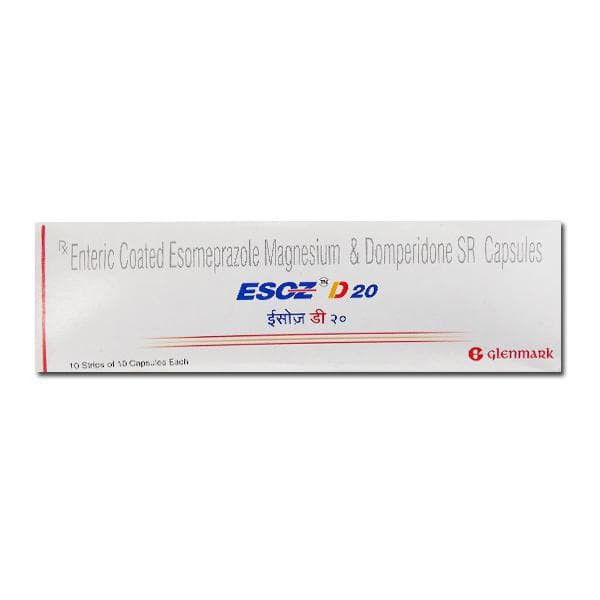 Esoz D 20 mg Capsule (10 Cap)