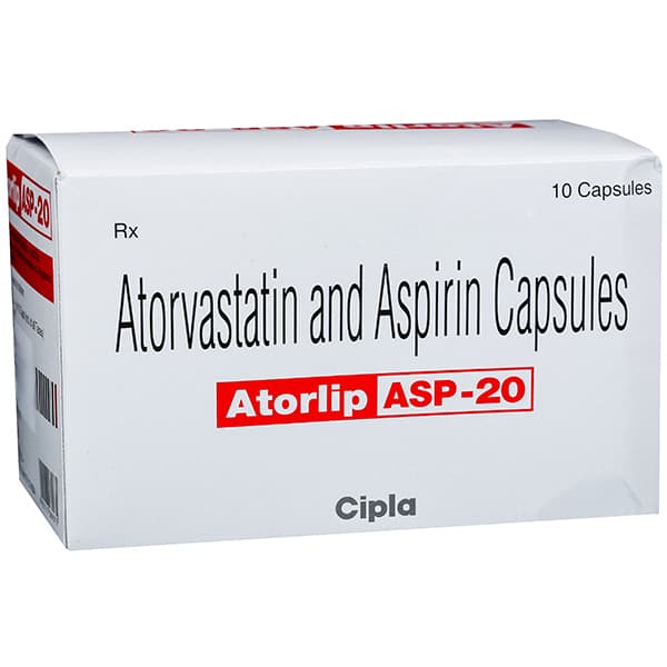 Atorlip Asp 20 mg Capsule (10 Cap)