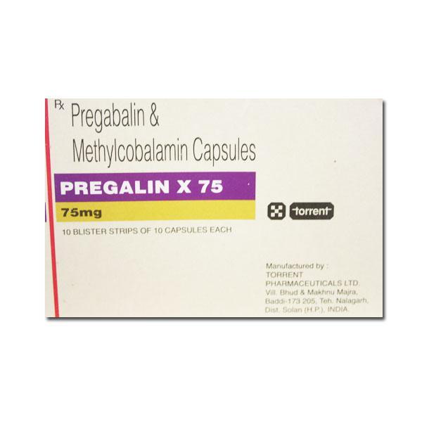 Pregalin X 75 mg Capsule (10 Cap)