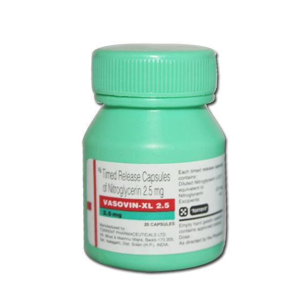 Vasovin XL 2.5 mg Capsule (25 Cap)