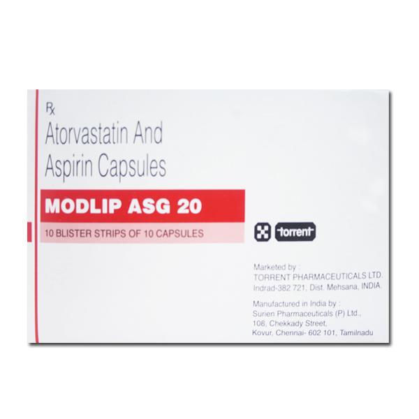 Modlip Asg 20 mg Capsule (10 Cap)