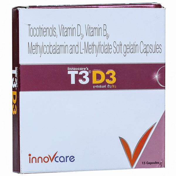 Innovcares T3 D3 Softgel Capsules (15 Cap)