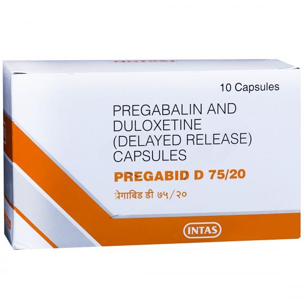 Pregabid D 75/20 mg Capsule (10 Cap)