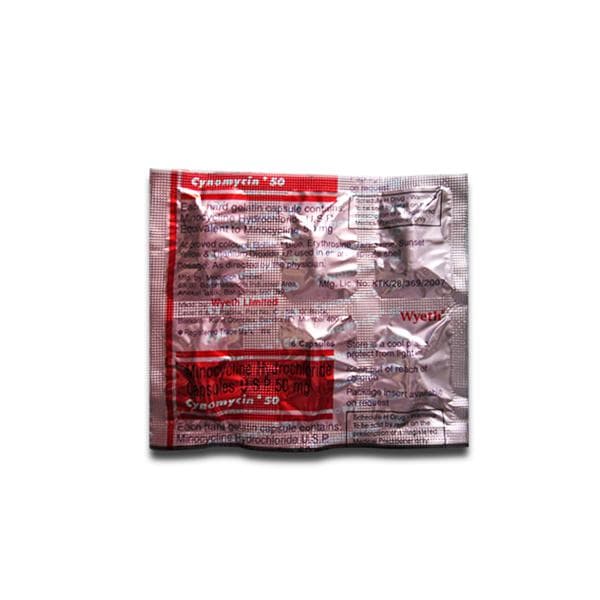 Cynomycin 50 mg Capsule (6 Cap)