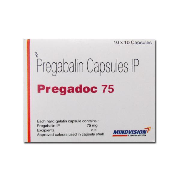 Pregadoc 75 mg Capsule (10 Cap)
