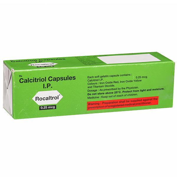 Rocaltrol 0.25 mcg Capsule (10 Cap)