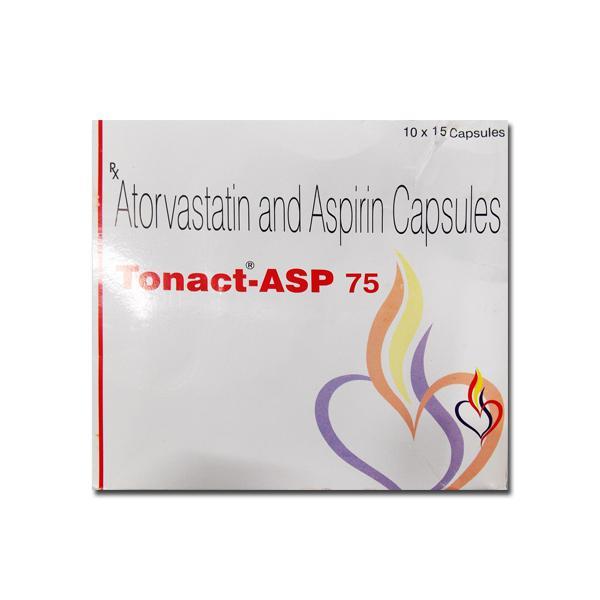 Tonact Asp 75 mg Capsule (15 Cap)