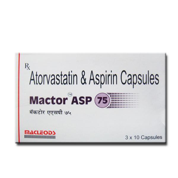 Mactor Asp 75 mg Capsule (10 Cap)