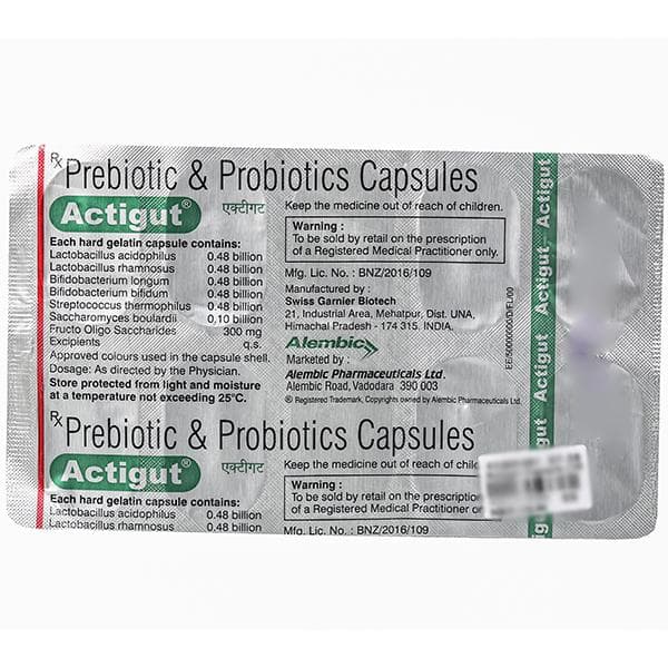 Actigut Capsule (10 Cap)