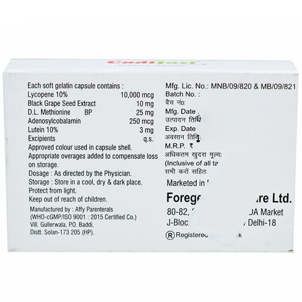 Cadifast 10 Capsules