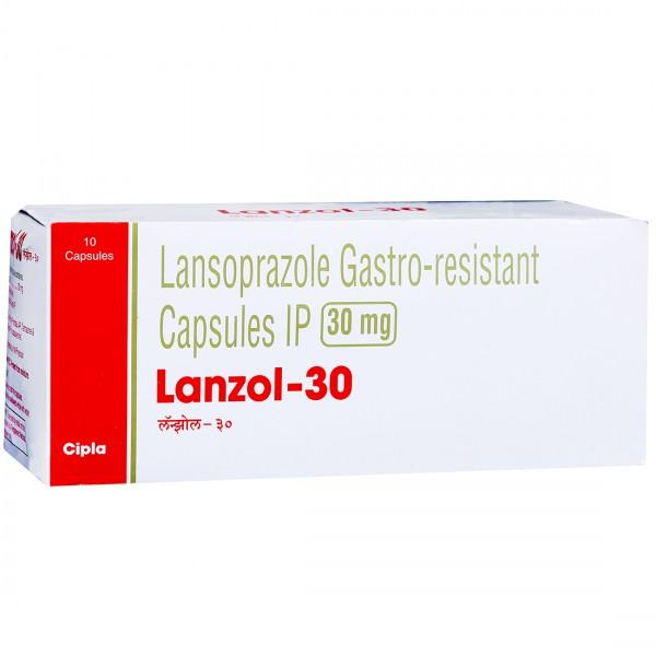 Lanzol 30 mg Capsule (10 Cap)