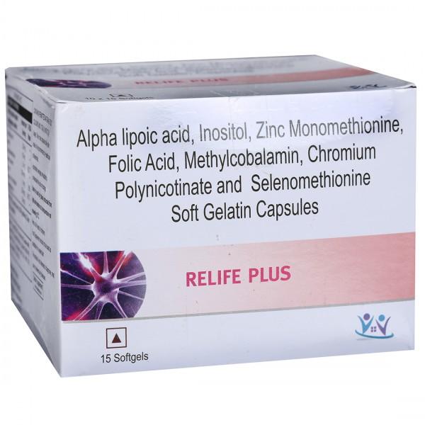 Relife Plus 15 Soft Gelatin Capsules