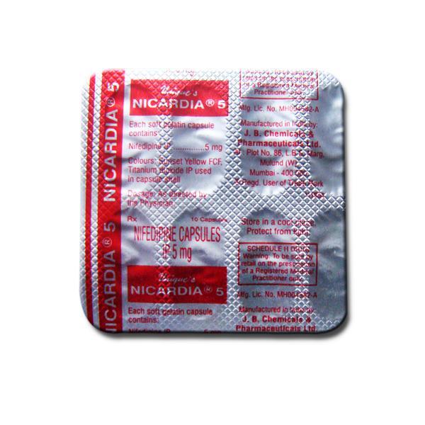 Nicardia 5 mg Capsule (10 Cap)