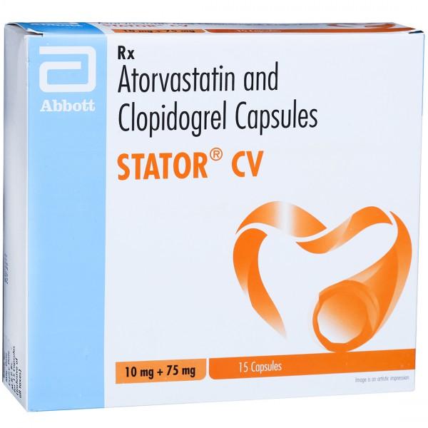 Stator CV 10mg /75mg Capsule (15 Cap)
