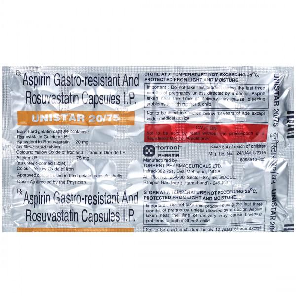 Unistar 20/75 mg Capsule (10 Cap)