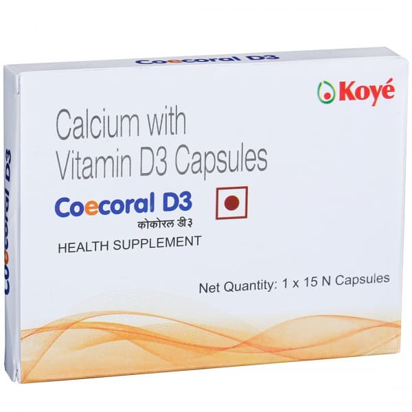Coecoral D3 15 Capsules
