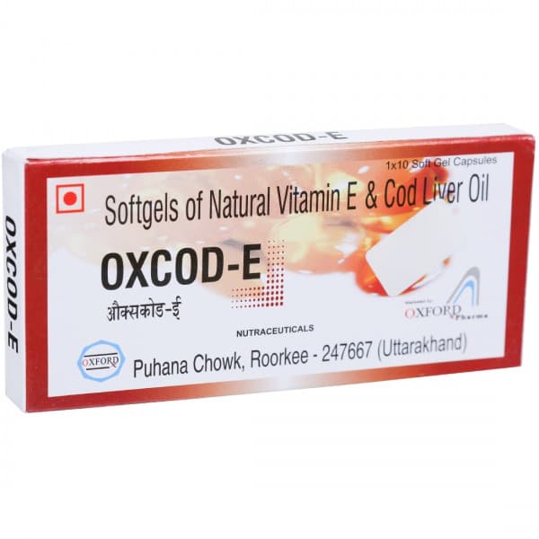 Oxcod E 10 Softgel Capsules