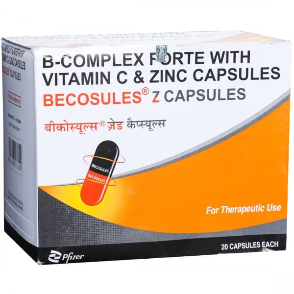Becosules Z 20 Capsules