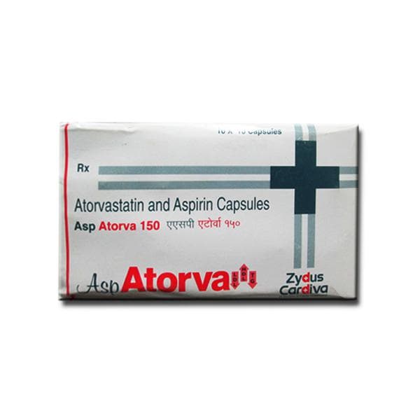 Atorva Asp 150 mg Capsule (10 Cap)