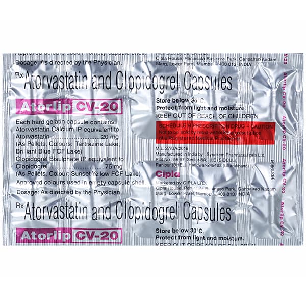 Atorlip CV 20 mg Capsule (10 Cap)