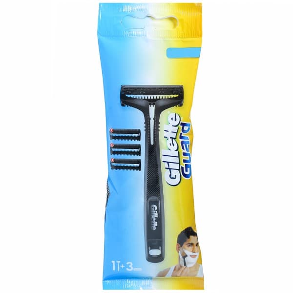 Gillette Guard Combo (1 Razor & 3 Cartridges)